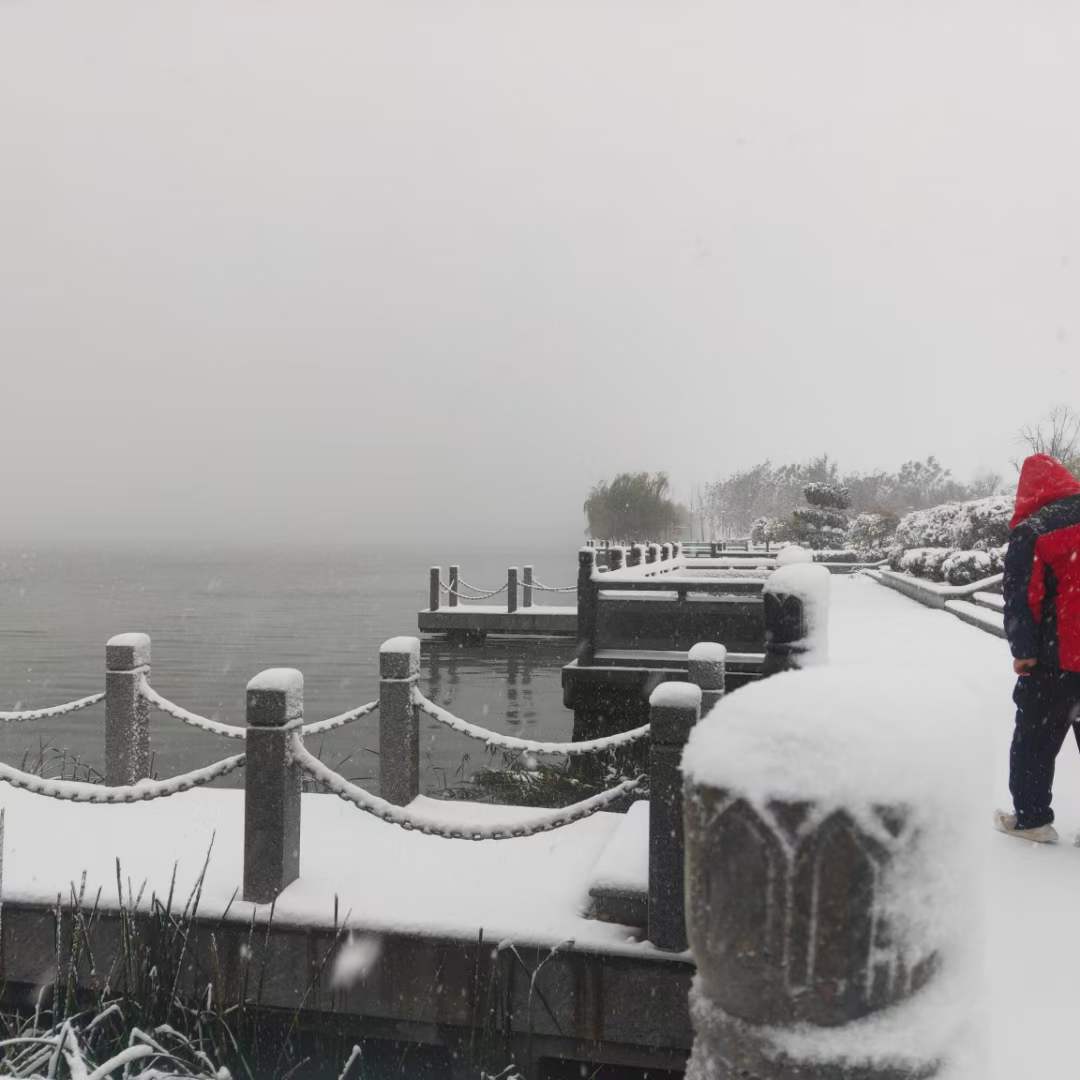 自拍攝唯美雪景圖片大全